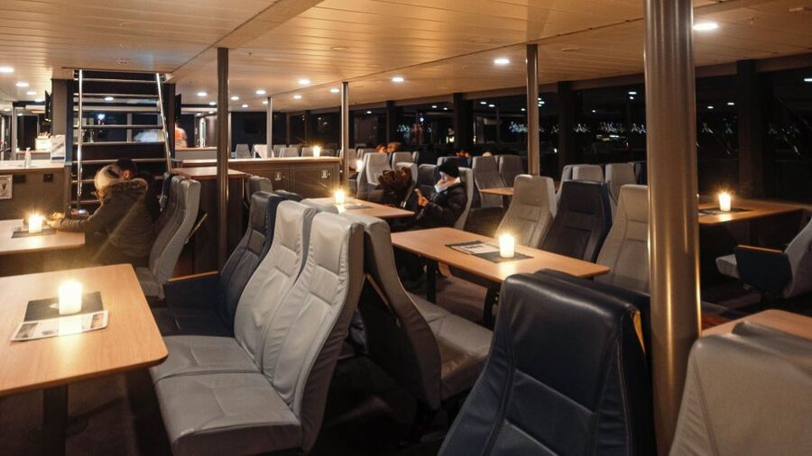 Tromsø: Northern Lights Cruise with 2nd Chance Guarantee - Inside the catamaran: warmth, room, and a good place to wait