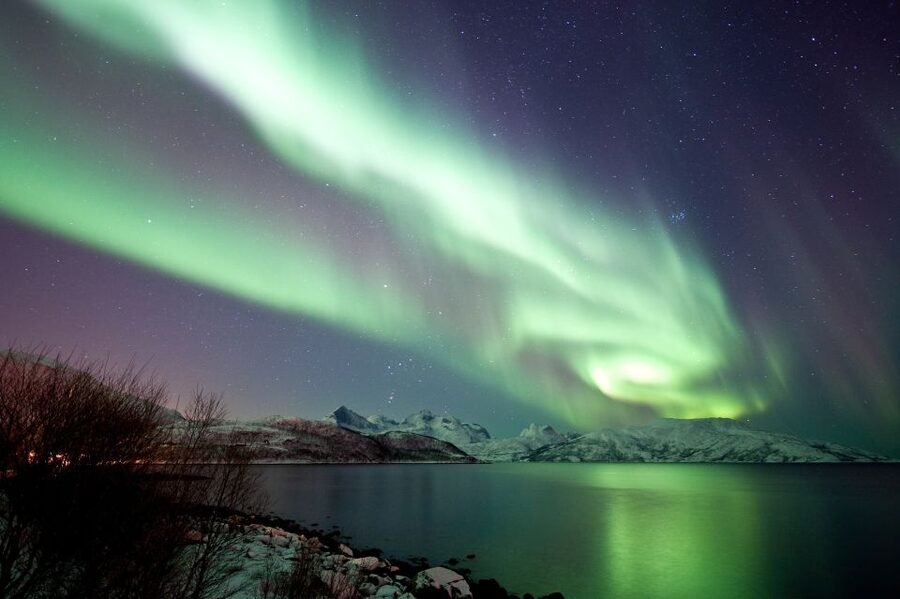 Tromsø: Northern Lights Cruise with 2nd Chance Guarantee - Leaving the pier behind Nerstranda shopping center