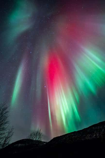Tromsø: Northern Lights in a Minivan with Free Photos and a Hot Meal - Photography that helps you take home the memory