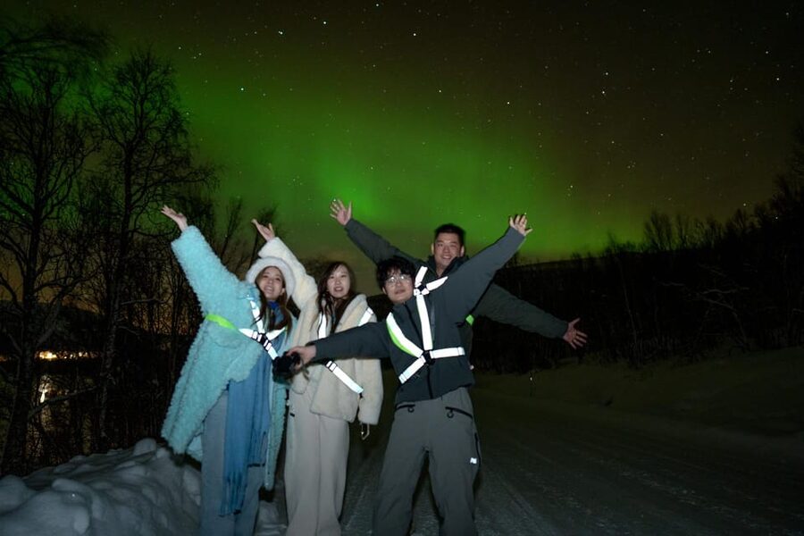 Tromsø: Northern Lights Tour with Local Guide and Photos - Riding in the Mercedes Sprinter