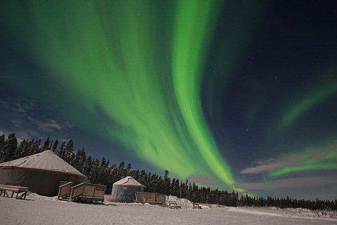 Yukon Aurora Viewing Package | 4 days - Free afternoon choices: dogs, snowmobiles, and ice fishing